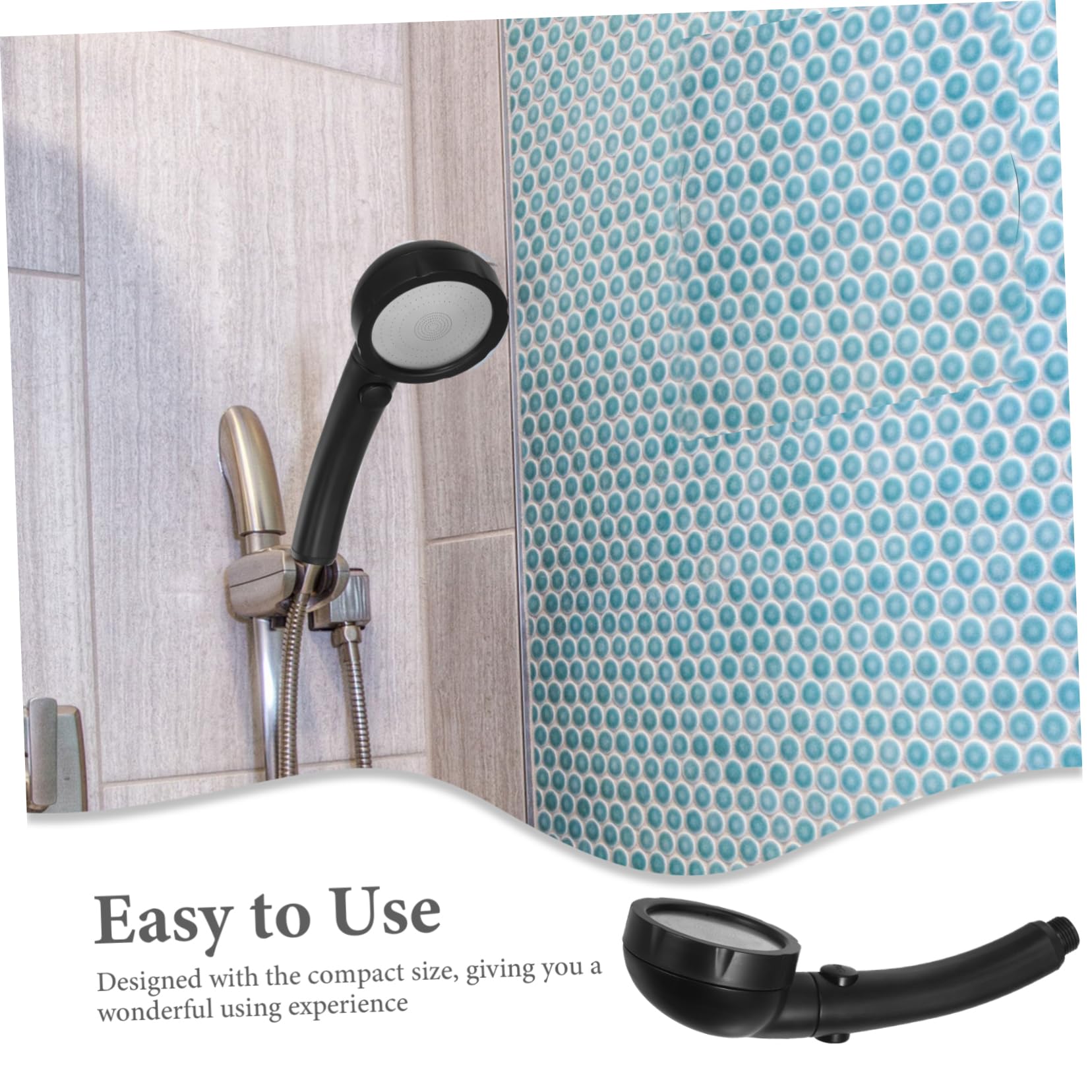 High Pressure Rain Shower Head - Plastic Bathroom Shower Nozzle Replacement with Adjustable Spray for Relaxing Home Spa Experience | Perfect for Housewarming Gifts & Bathroom Upgrades
