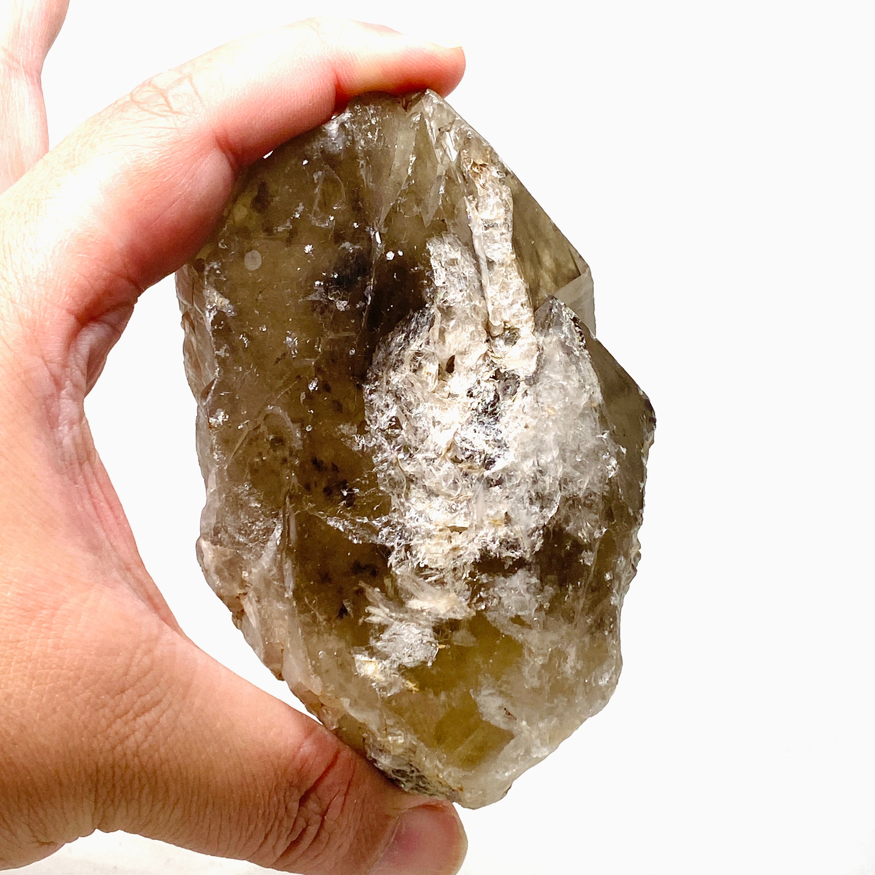 Natural Smokey Quartz Crystal SQC 03 - Healing Stone for Meditation, Chakra Balancing & Home Decor | Perfect for Spiritual Healing, Jewelry Making & Energy Work