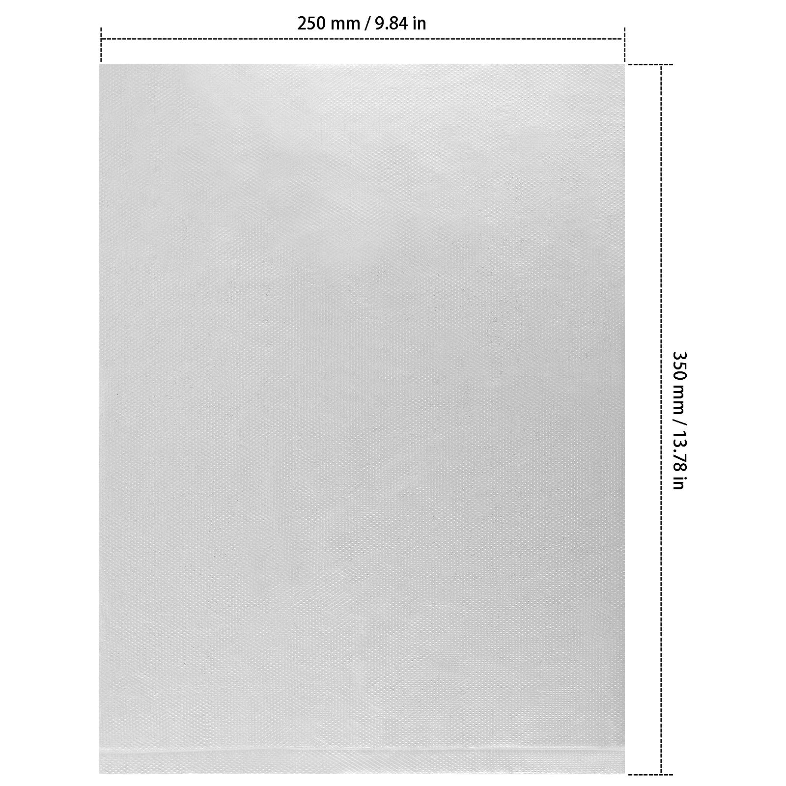 500 Count 10x14 Inches Clear Plastic Produce Bags on Rolls - Bulk Pack of 2 Rolls (1000 Bags Total) for Fresh Fruits, Vegetables, Bread & Grocery Storage - Perfect for Farmers Markets, Supermarkets & Kitchen Organization