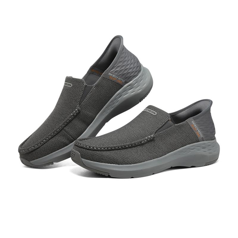 SLIP-ON LOAFERS FOR WOMEN | Parson 204804 in Gray | Comfortable & Stylish Shoes for Work, Office & Casual Wear