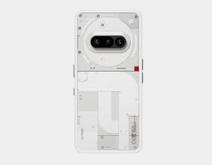 Nothing Phone 3a 5G Unlocked Smartphone - 128GB ROM 8GB RAM Dual SIM GSM - White | Fast 5G Connectivity for Streaming, Gaming & Productivity
