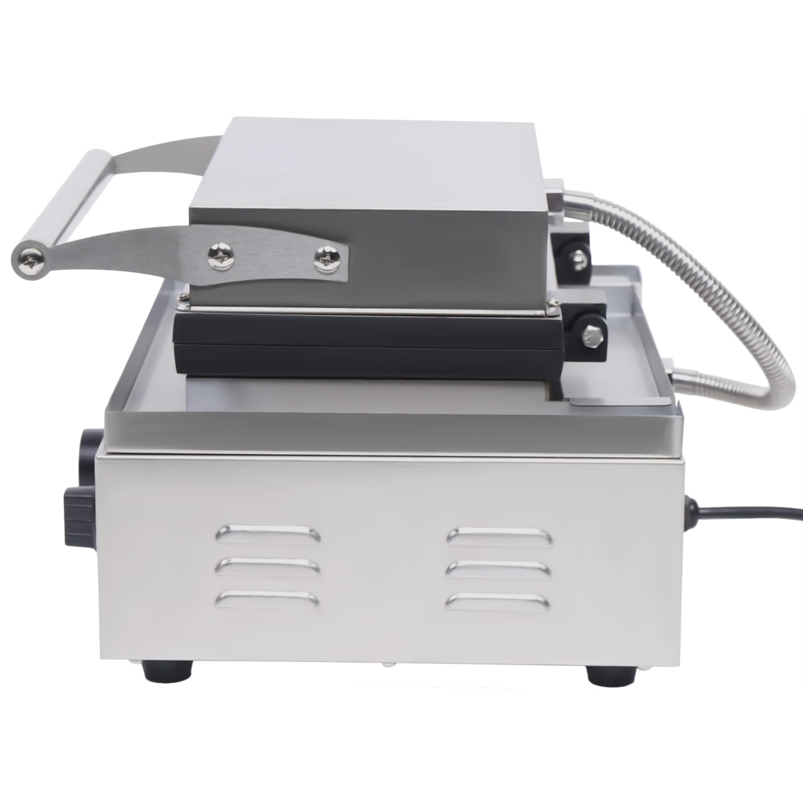 Commercial Mini Doughnut Maker Machine - 1550W Double-Sided Heating Pancake & Donut Baker with Non-Stick Surface (12 Holes) - Perfect for Bakery, Dessert Shops, Coffee Houses & Home Kitchen Use