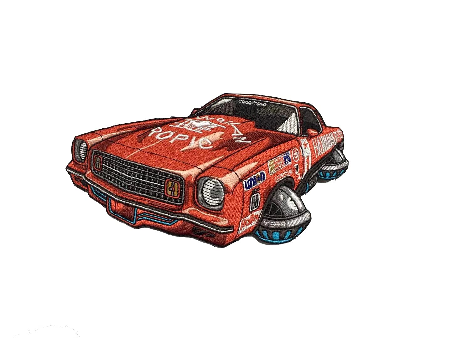 Cyber Cars Cannonball 2077 Embroidered Iron-On Patch for Jackets, Vests & Backpacks - Retro Gaming & Sci-Fi Fashion Accessory