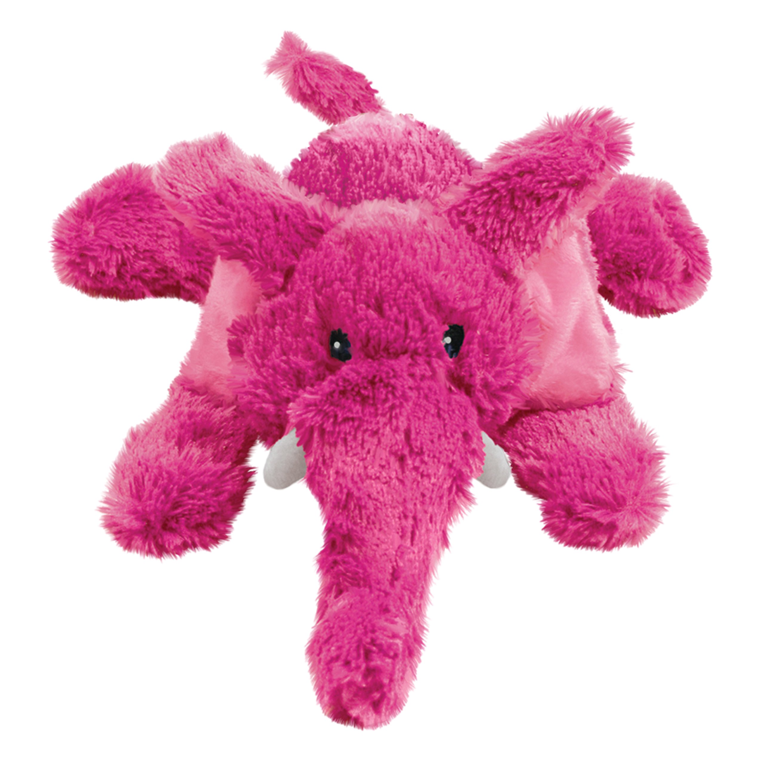 KONG Elmer Elephant Cozie Dog Toy for Small Dogs - Soft & Durable Plush Chew Toy for Puppies and Small Breeds - Perfect for Cuddling, Playtime, and Teething Relief