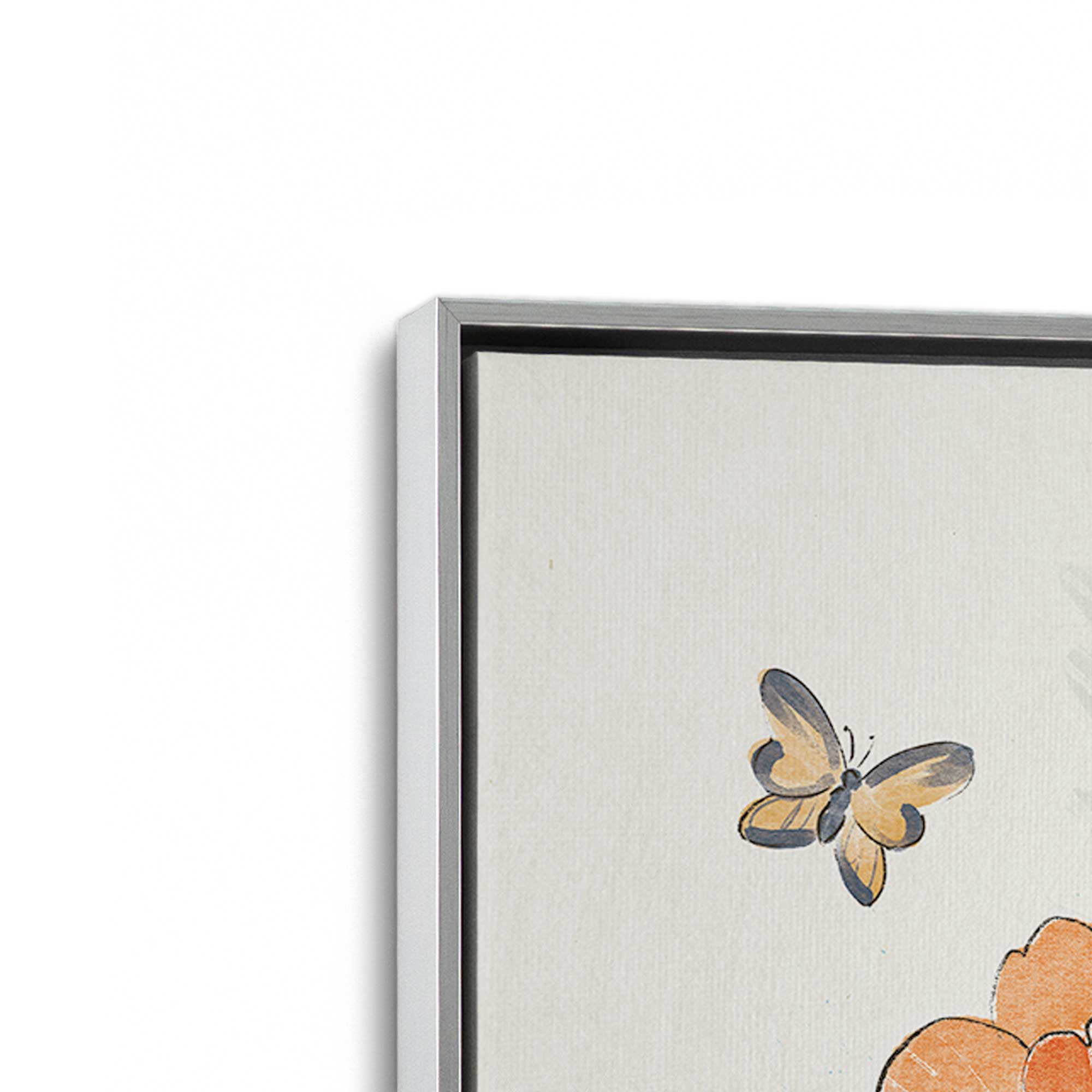 Garden Harmony Canvas Wall Art Set of 2 - Modern Floral Printed Home Decor for Living Room, Bedroom & Office