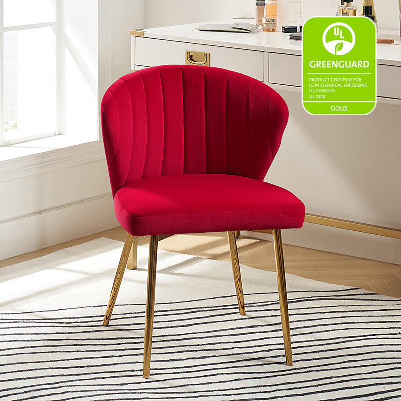 Luxury Aruna Velvet Upholstered Accent Chair - Soft Velvet Fabric, Comfortable Seating for Living Room, Bedroom, or Office - Elegant Home Decor & Stylish Furniture