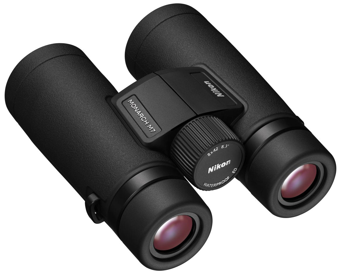 Nikon 8x42 Monarch M7 Binoculars - High Power Waterproof Binoculars for Bird Watching, Hunting, Hiking & Travel - Premium Optics with ED Glass & Multicoated Lenses