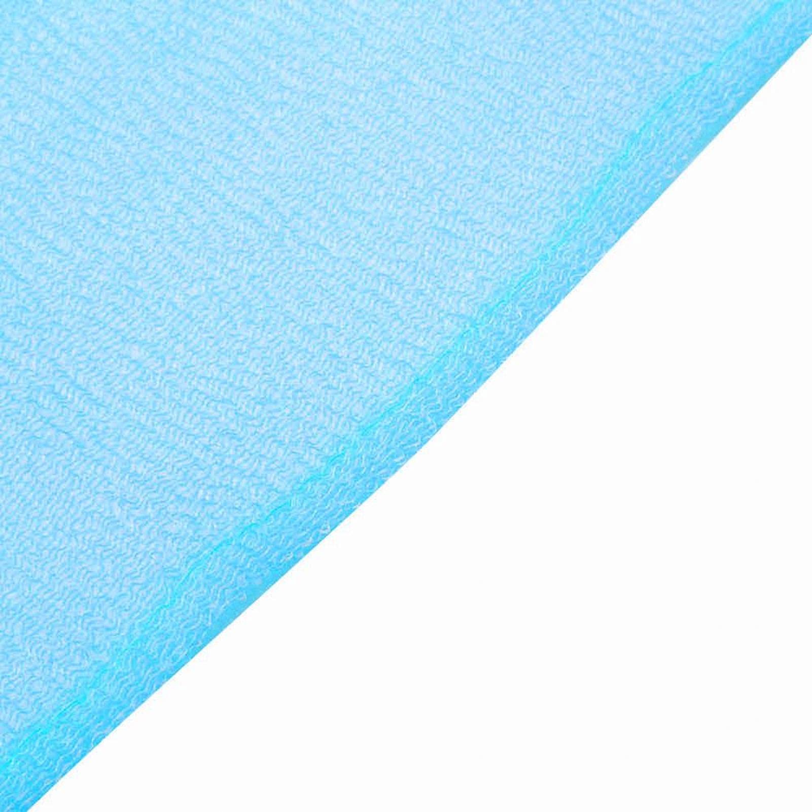 Exfoliating Body Scrubber - Reusable Bath Towel & Massage Strap for Smooth Skin - Salon & Home Spa Use (Blue) - Perfect for Exfoliation, Back Scrubbing & Relaxation