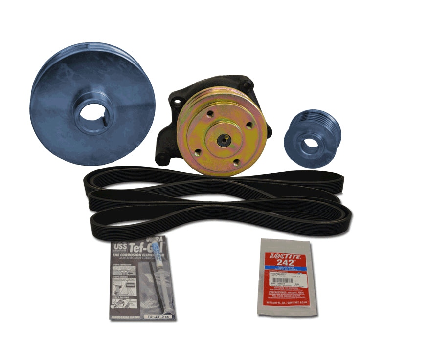 Perkins Serpentine Pulley Kit 4107, 4108 - Compatible with 48 PSP 410 | Engine Belt Drive System Replacement | Ideal for Perkins 4107 & 4108 Diesel Engines