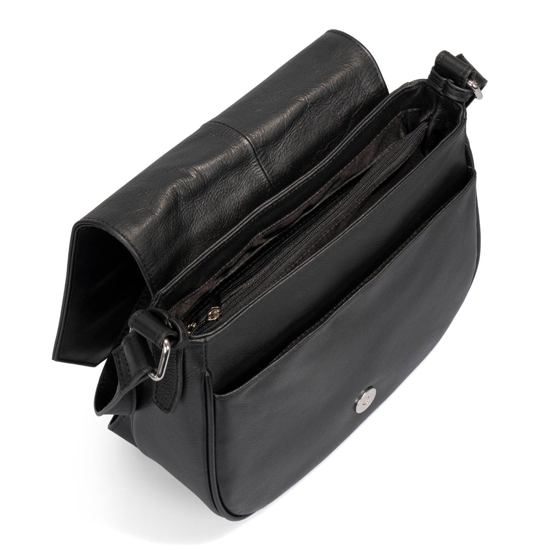 RFID Blocking Saddle Crossbody Bag for Women - Stylish & Secure Anti-Theft Purse for Travel, Shopping, and Everyday Use