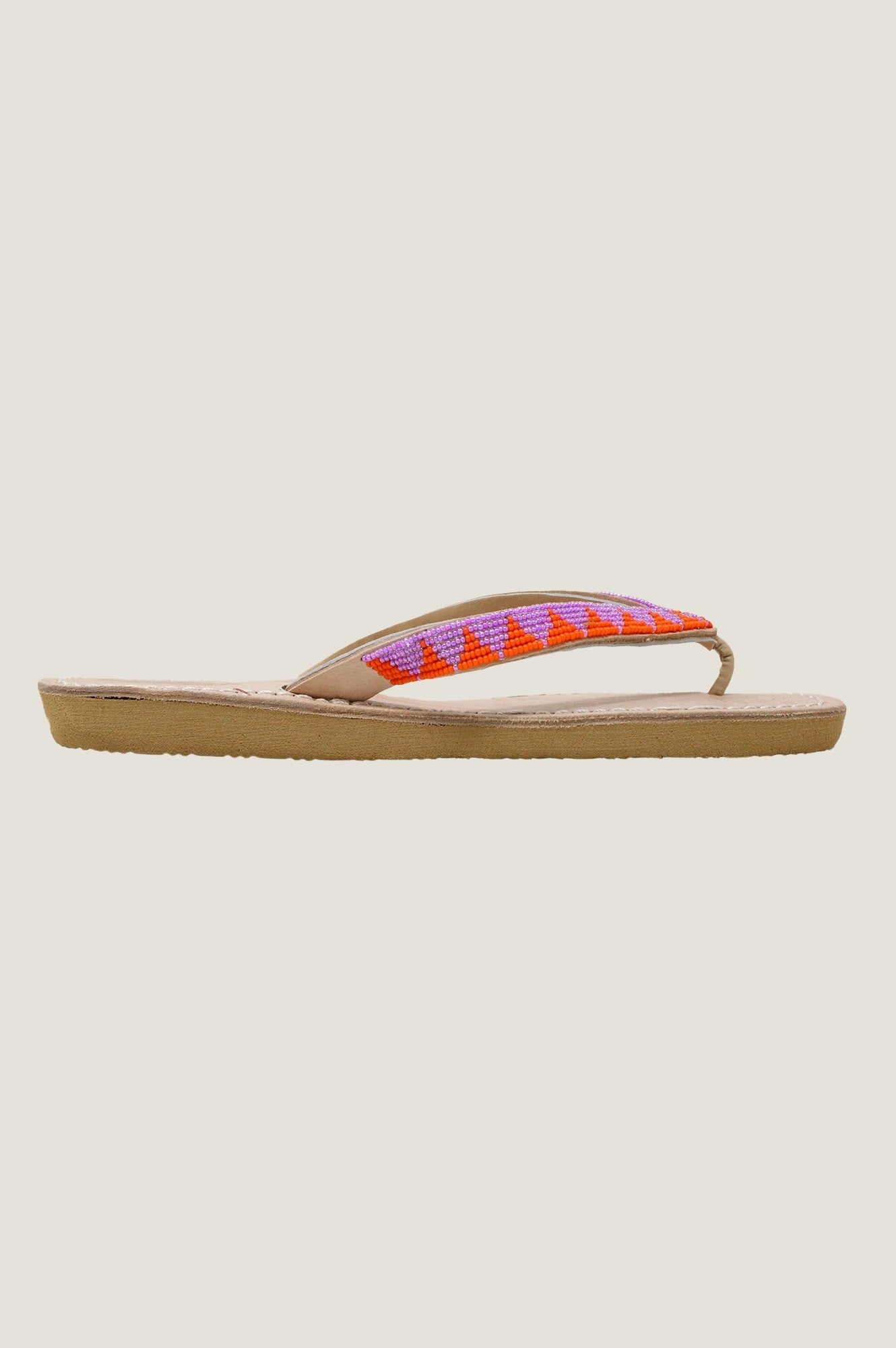 Ziggy Sandals for Women - Comfortable Orange & Pink Summer Sandals - Perfect for Beach, Pool, and Casual Outings