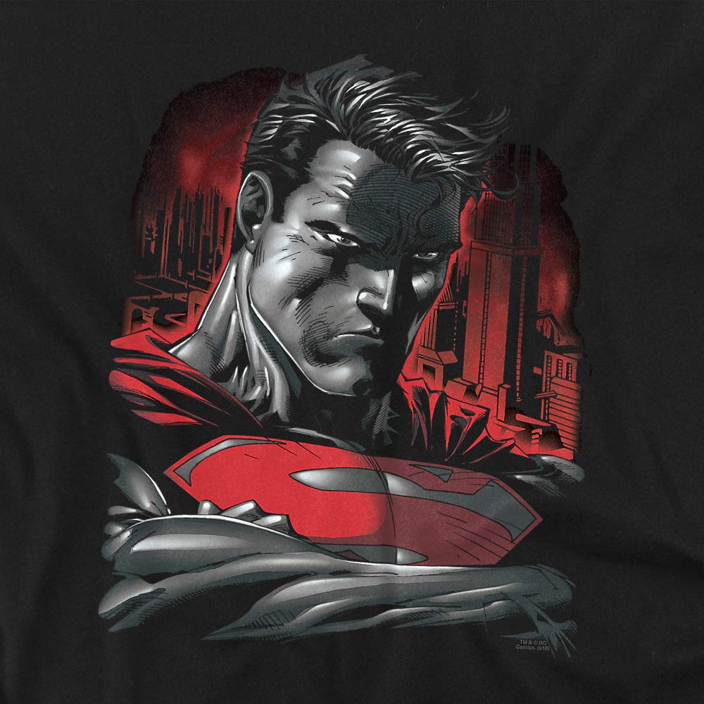 Superman Man of Steel Women's T-Shirt | DC Comics Superhero Graphic Tee | Casual & Cosplay Wear for Fans