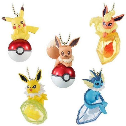 **Pokemon Twinkle Dolly Mascot Keychain - Cute Pikachu & Eevee Figure for Backpacks, Bags & Gifts - Perfect for Anime Fans & Collectors**