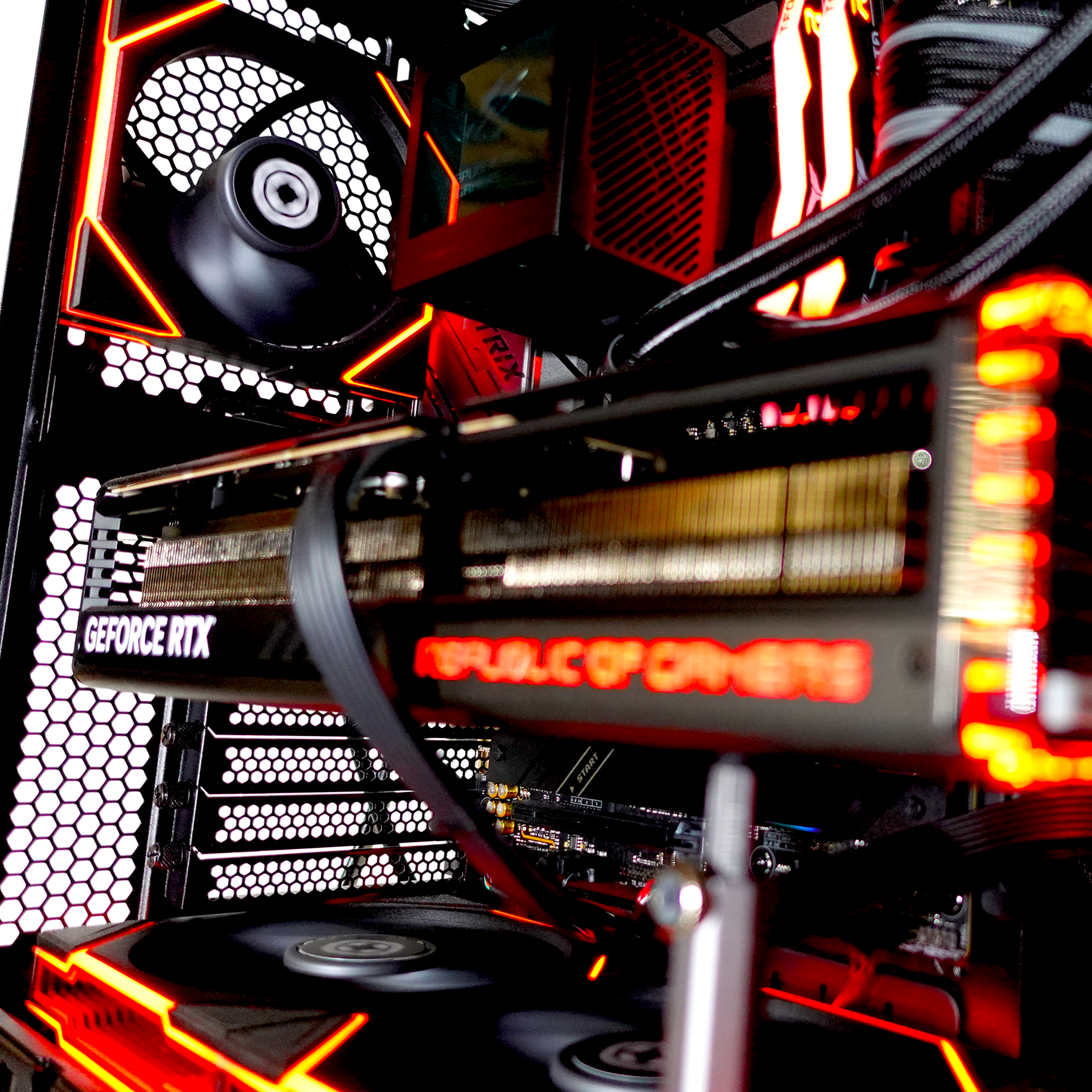 EVO ROG O11D Ultimate PC Case - High Performance Gaming Computer Case for Custom Builds | Perfect for Gaming Rigs, Workstations & Streaming Setups