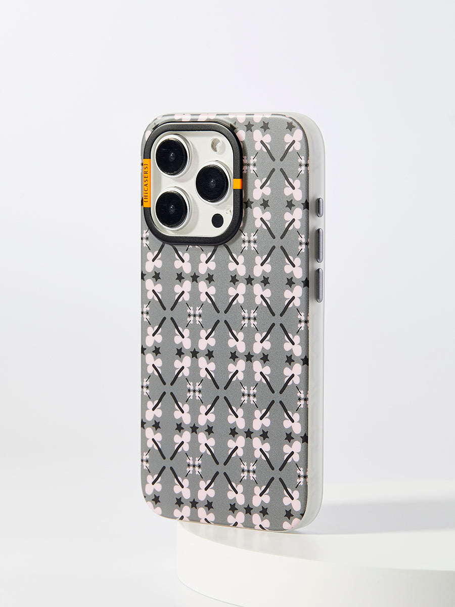 Pastel Pink City Kaleidoscope Phone Case - Trendy Protective Cover for iPhone & Samsung - Perfect for Travel, Daily Use & Gift Giving
