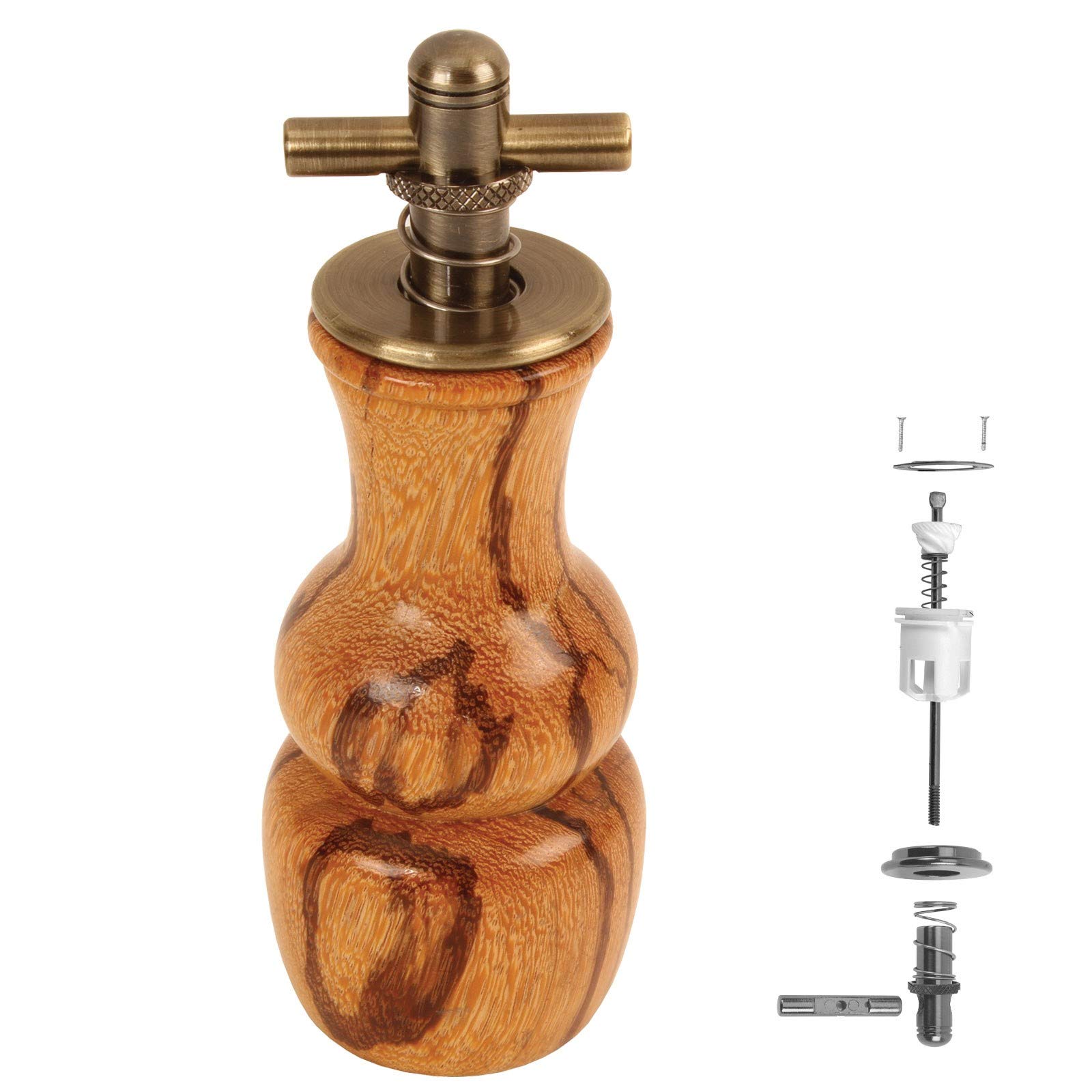 Penn State Industries PKGRINDTTB T-Top Peppermill Grinder Mechanism Kit for Woodturning Projects - Perfect for DIY Salt & Pepper Mill Making, Kitchen Upgrade, and Woodworking Gifts