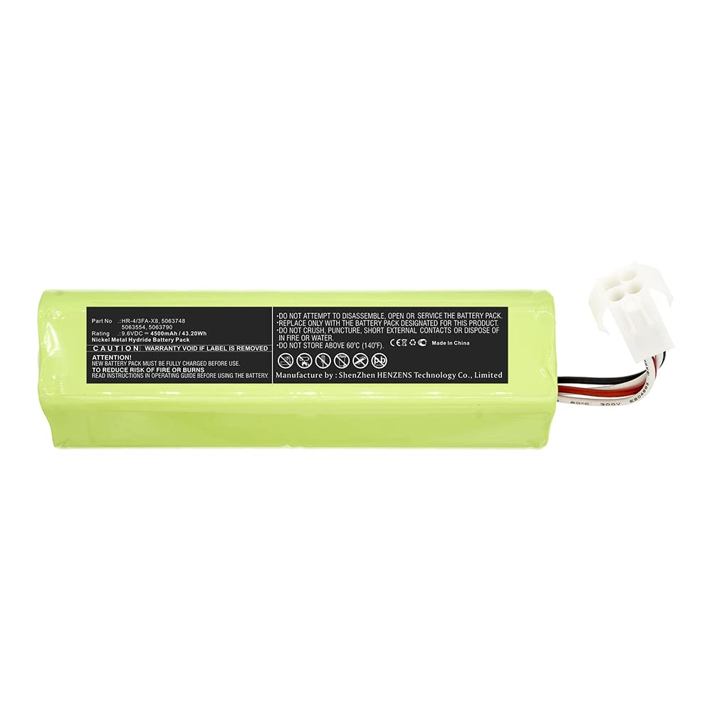 Synergy Digital Equipment Battery - Ni-MH 9.6V 4500mAh Replacement for Scott 5063554 | Power Tools & Medical Devices Backup Power Solution