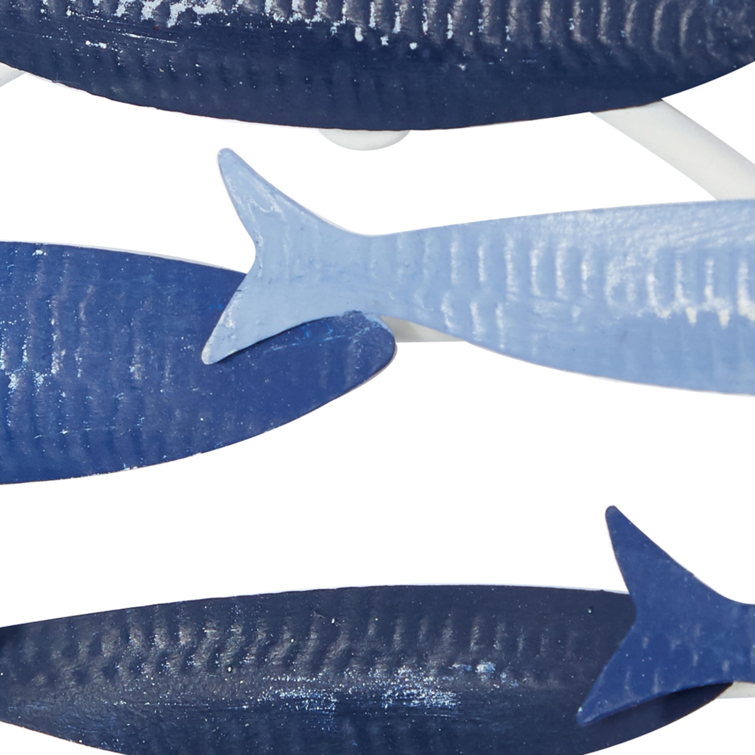 Deco 79 Blue Metal Fish Wall Art Sculpture - 27
