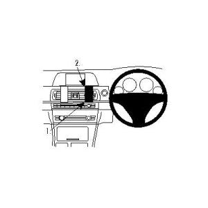 ClicOn No Holes Center Dash Mount for BMW 5 Series F10 F11 (2010-2017) - Secure Phone Holder for GPS Navigation & Hands-Free Driving
