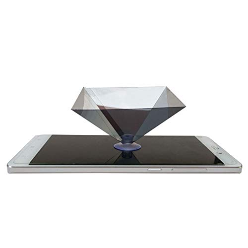 Arinda Portable 3D Hologram Pyramid Projector for Smartphones - 360° Holographic Display Stand for iPhone, Android - Perfect for Home Entertainment, Classroom Demonstrations & Product Presentations