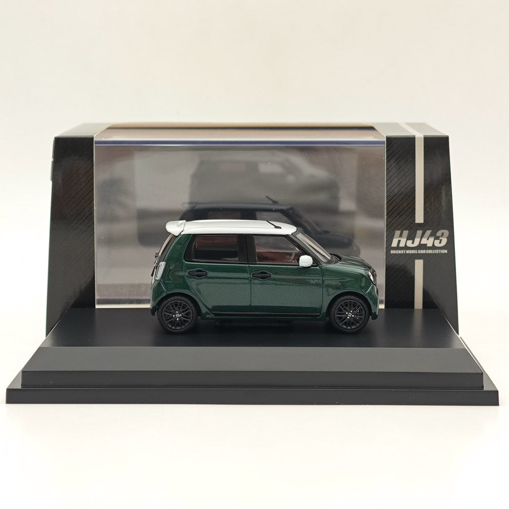 1/43 Scale Hobby Japan Honda N ONE RS British Green Diecast Model Car HJ432001GR - Collectible Miniature Car for Display, Gifts, and Car Enthusiasts