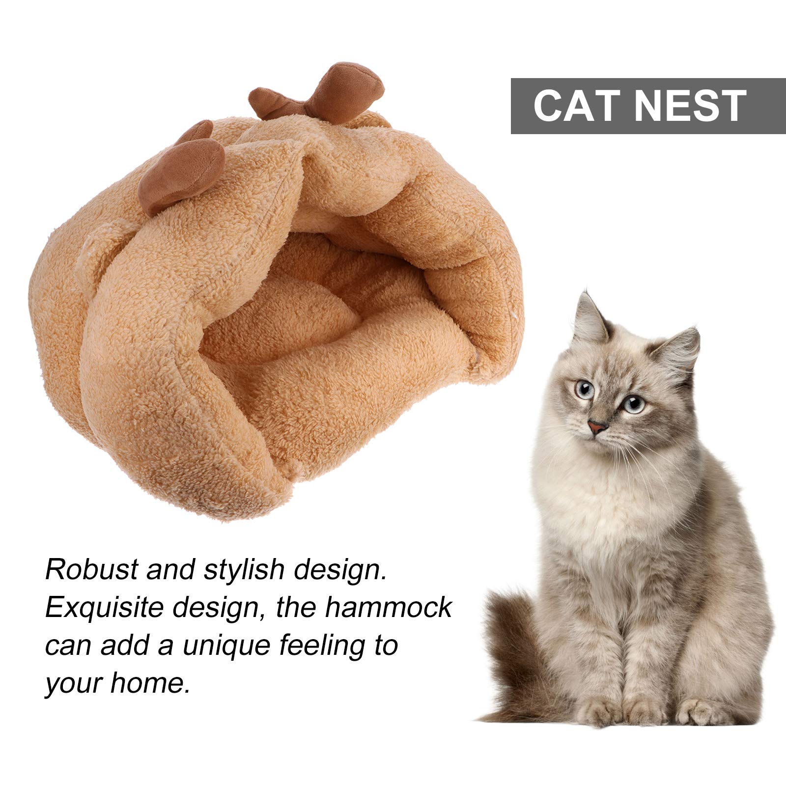 Warm Cat Sleeping Bag Nest - Cozy Pet Bed for Winter Sleep