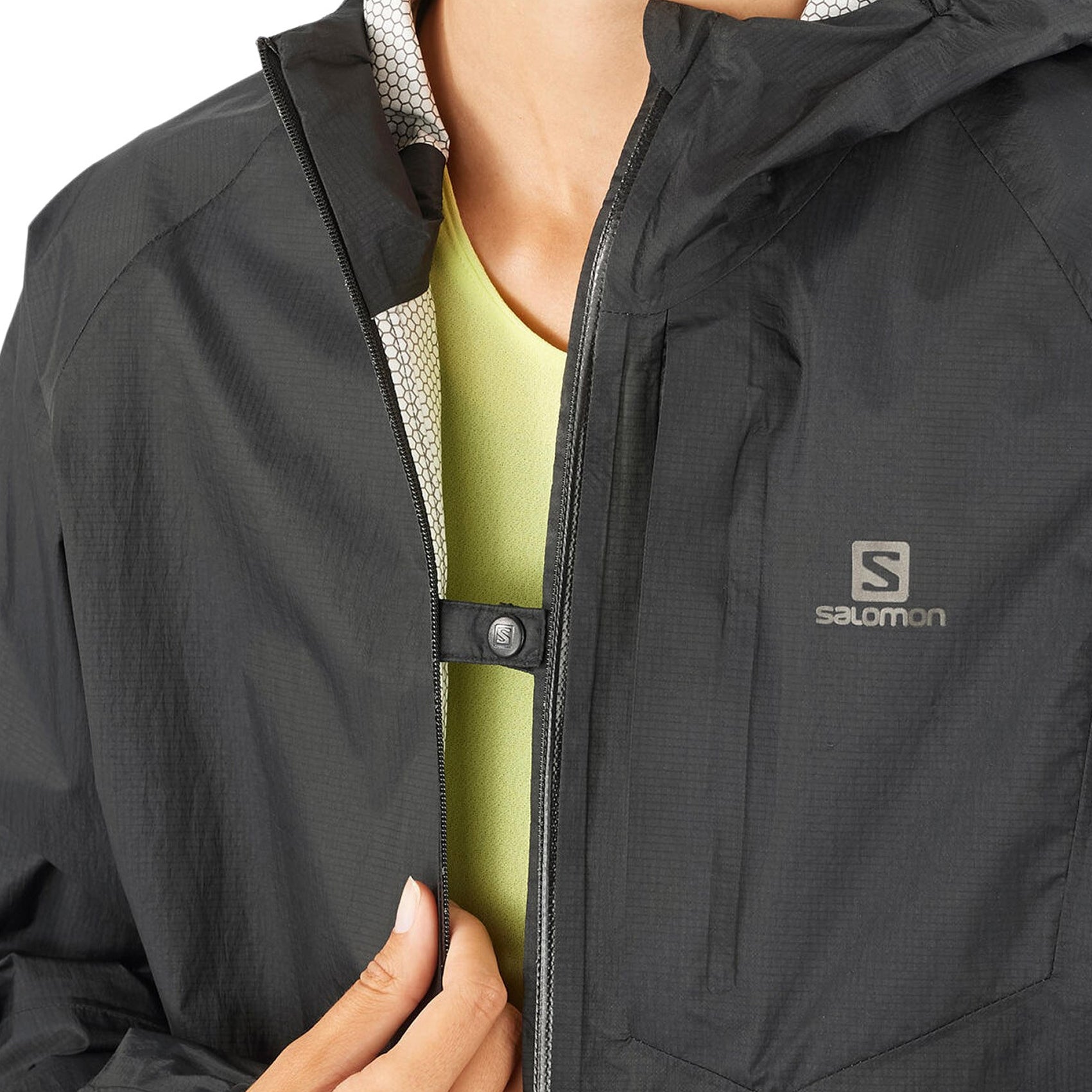 Women's Salomon Waterproof Bonatti Jacket – Lightweight Hiking & Outdoor Rain Jacket for Running, Camping & Travel – Windproof & Breathable