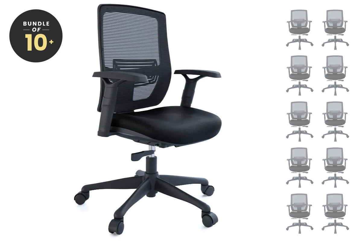 Shrike Ergonomic Office Chair - Adjustable Lumbar Support & Breathable Mesh Back - Home & Office Desk Chair for Long Hours Sitting - Perfect for Gaming, Working & Studying