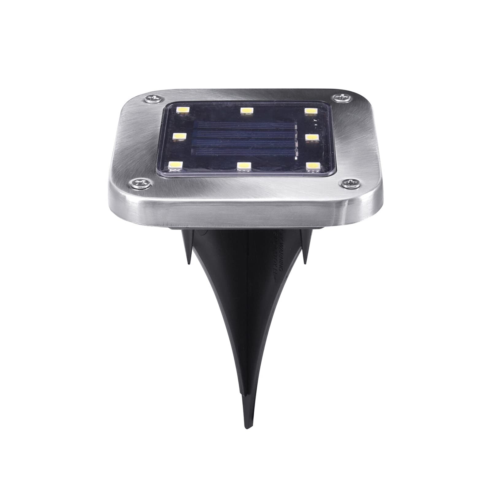 BZGWECD 8 Pack Solar Ground Lights - Waterproof LED Landscape Lighting for Lawn, Pathway, Yard, Deck, Driveway & Walkway (Warm White) | Outdoor Solar Powered Garden & Patio Decor