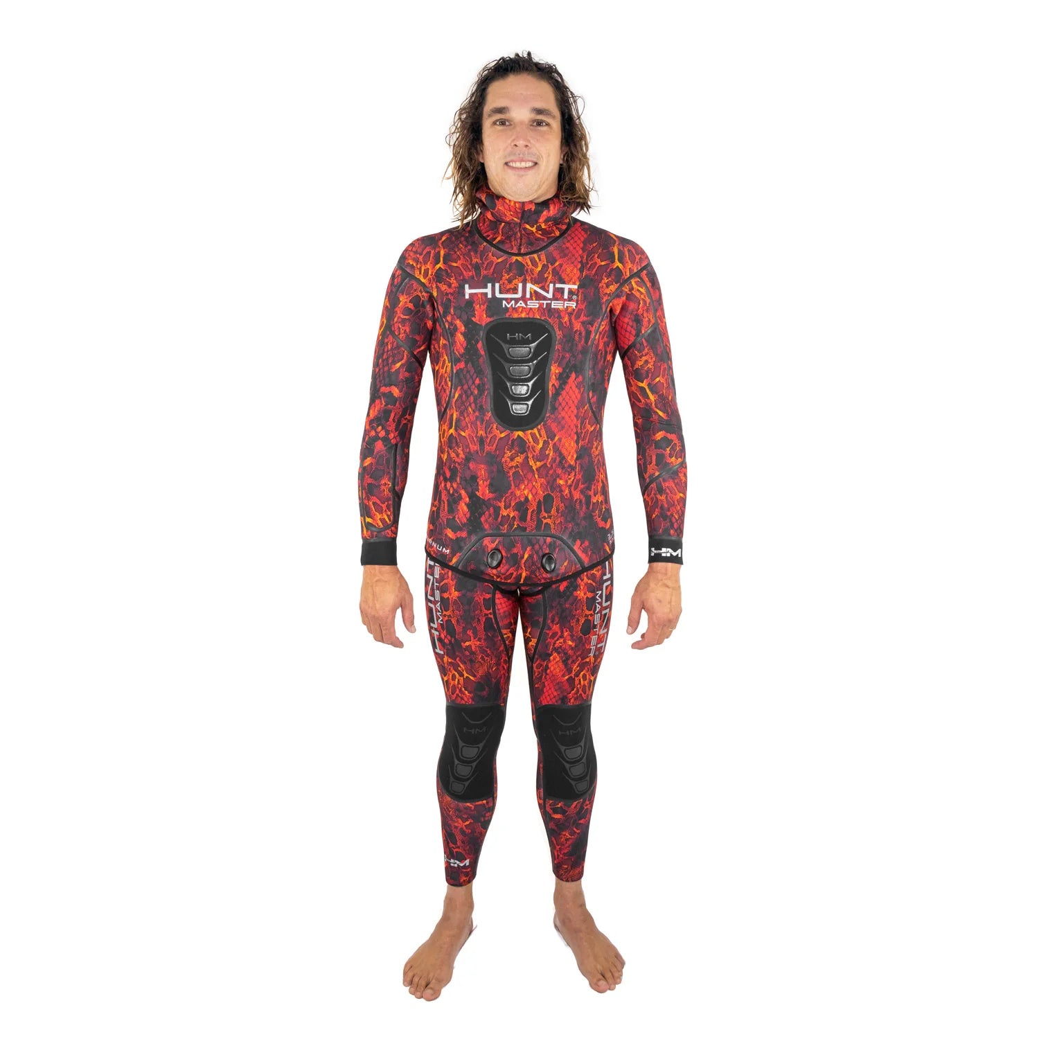 Hunt Master Burnum Huntsman or Huntress Wetsuit - 3.5mm/5mm Camo Series for Spearfishing, Scuba Diving & Water Sports