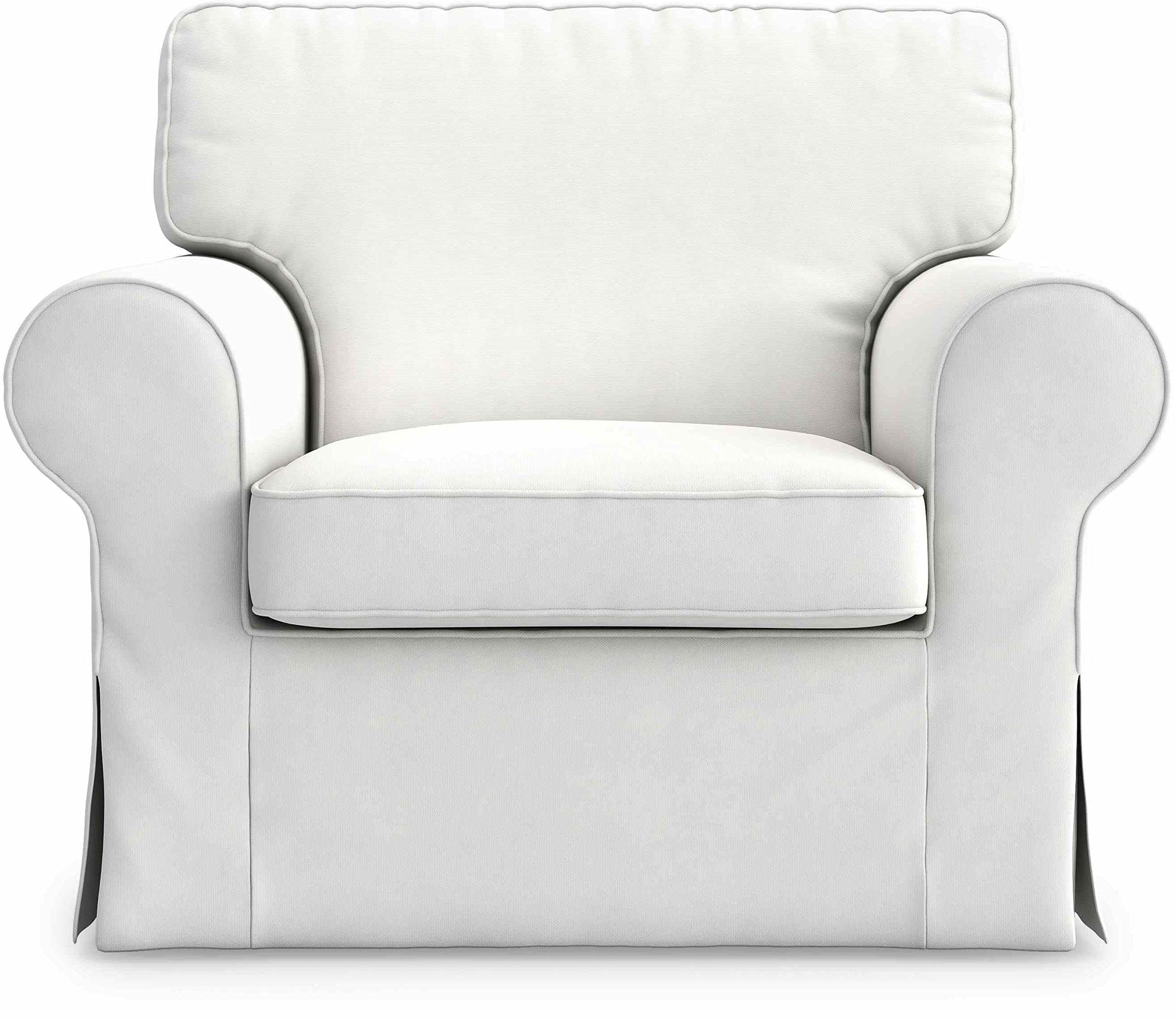 TLYESD Ektorp Chair Cover Replacement - White Slipcover for IKEA Ektorp Armchair & Sofa | Durable Fabric Protector for Living Room Furniture | Perfect for Home Decor & Pet Protection