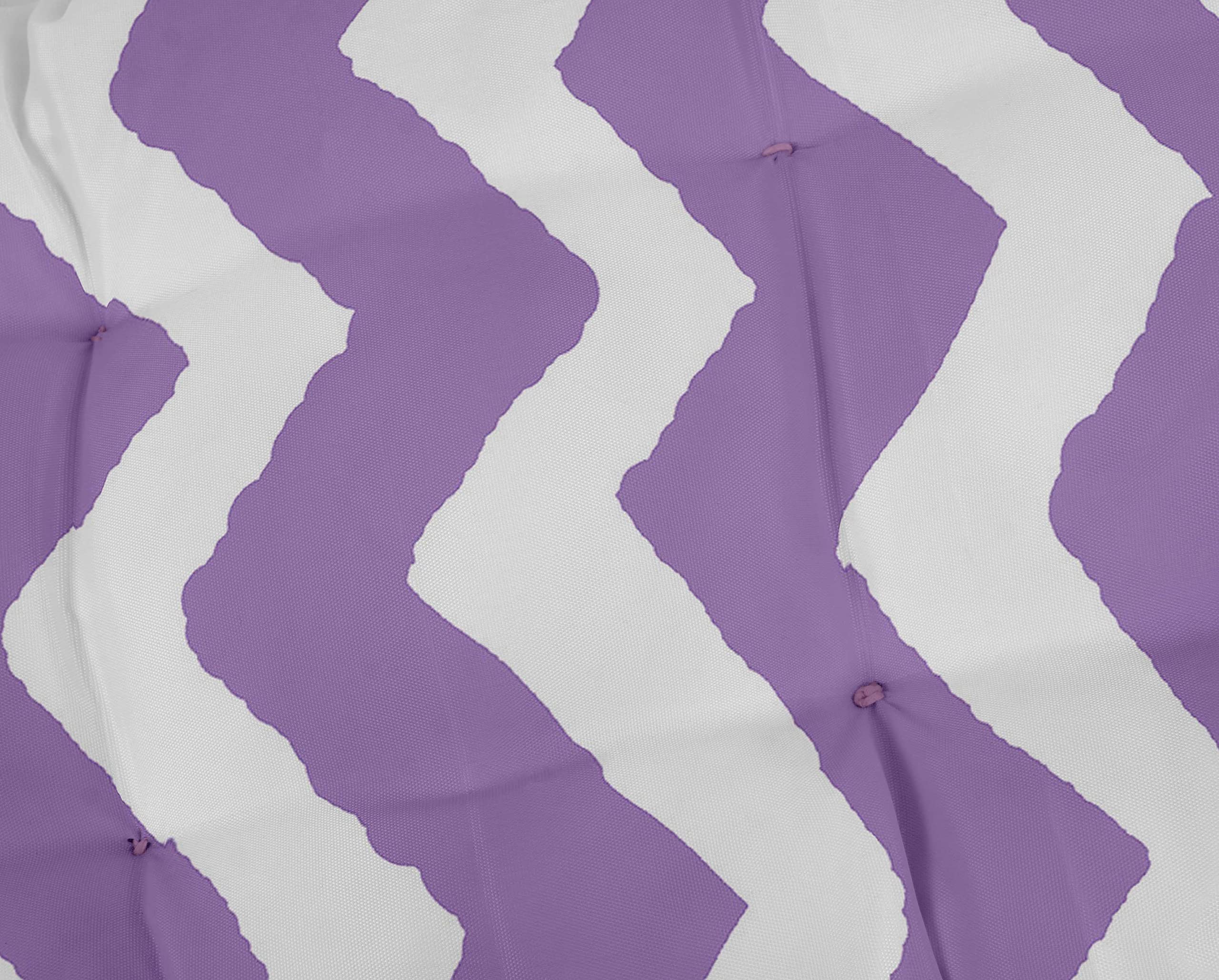**Waterproof Printed Outdoor Bench Cushion - Dusty Purple Lounger Seat Cover for Patio, Garden, Front Porch & Poolside - Durable & Weather-Resistant Furniture Decor**