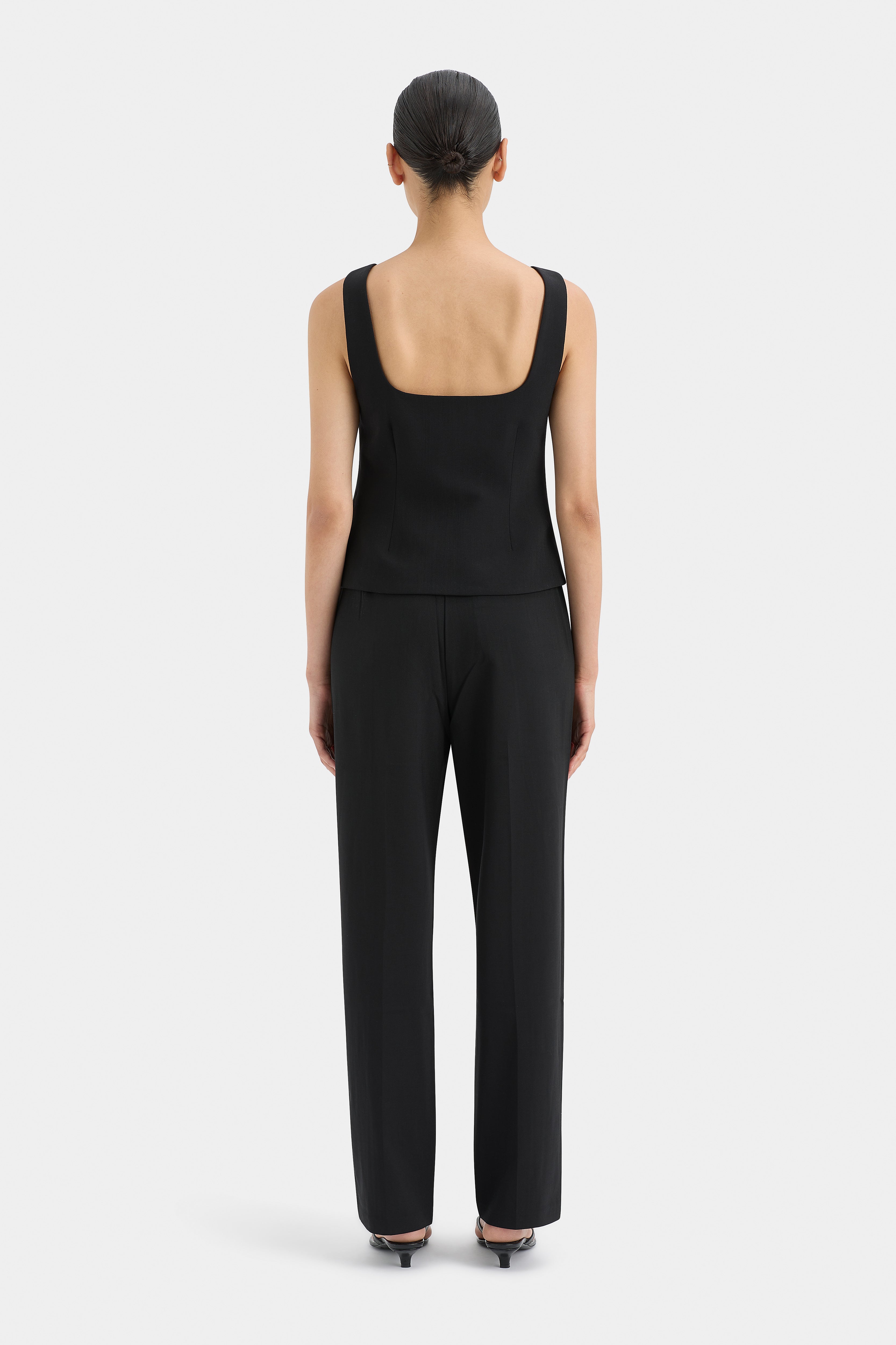 Leni Women's Button Down Bodice Top - Elegant Blouse for Office, Date Night & Casual Wear