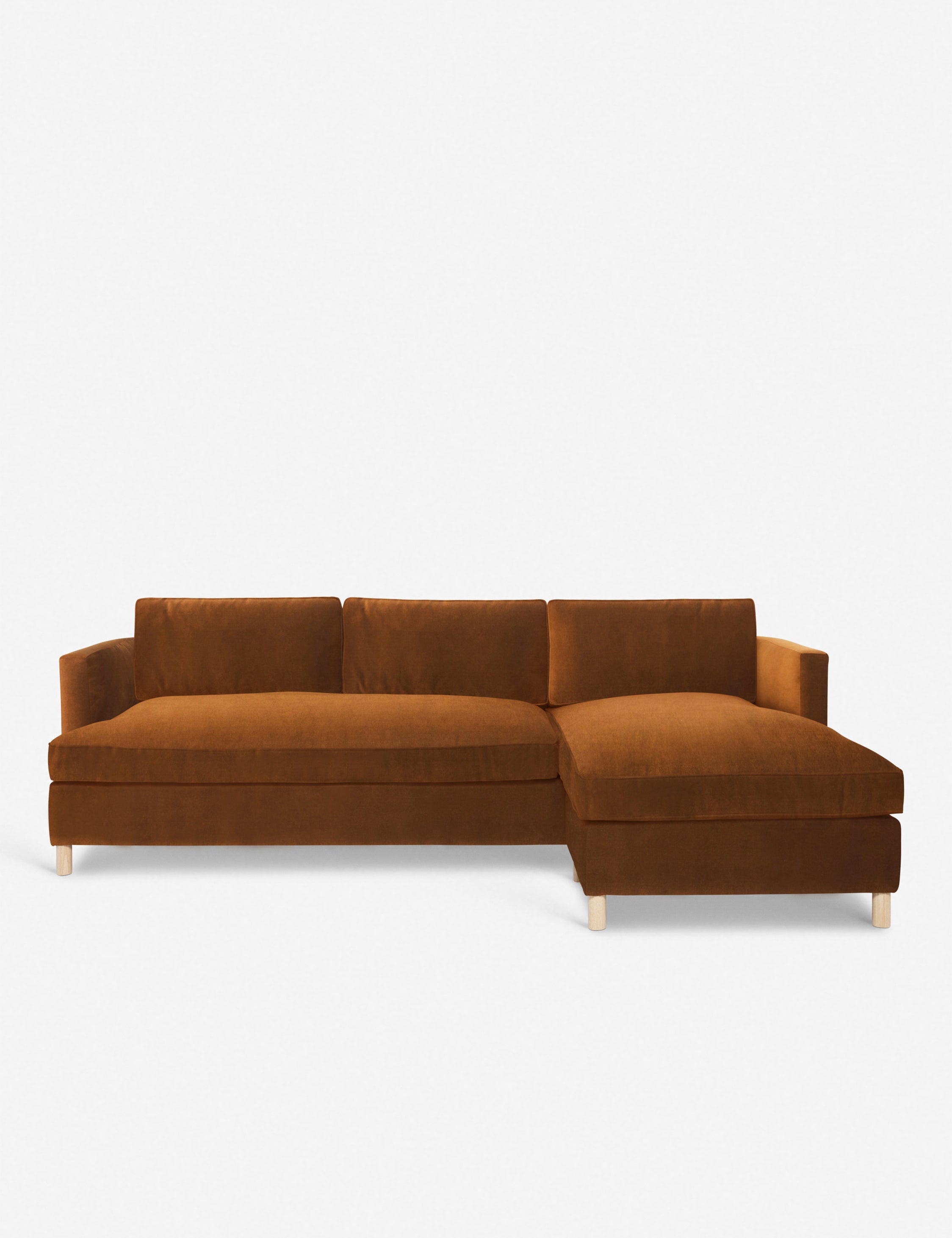 Belton Sectional Sofa by Ginny Macdonald - Modern L-Shaped Couch for Living Room, Family Room & Lounge | Comfortable Fabric Upholstery