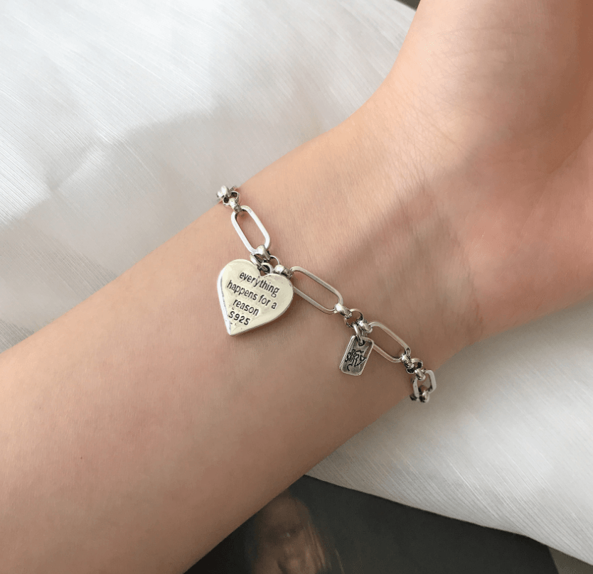925 Sterling Silver Loving Heart Bracelet for Women - Elegant Gift for Valentine's Day, Anniversary & Romantic Occasions