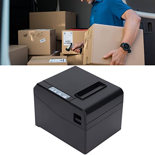 Mini Thermal Printer - Compact Portable Mobile Printer with 300mm/s High Speed Printing for Logistics, Restaurants, Bubble Tea Shops & Takeout - Perfect for Receipts, Labels & Order Tracking in Small Businesses (US)