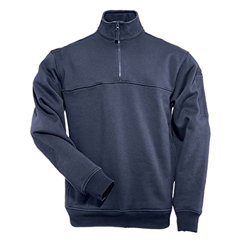 5.11 Tactical 1/4 Zip Job Shirt Pullover for EMS EMT First Responders - Breathable Work Shirt with Chest Break-Through Pocket (Style 72314) - Ideal for Emergency Services & Outdoor Professionals
