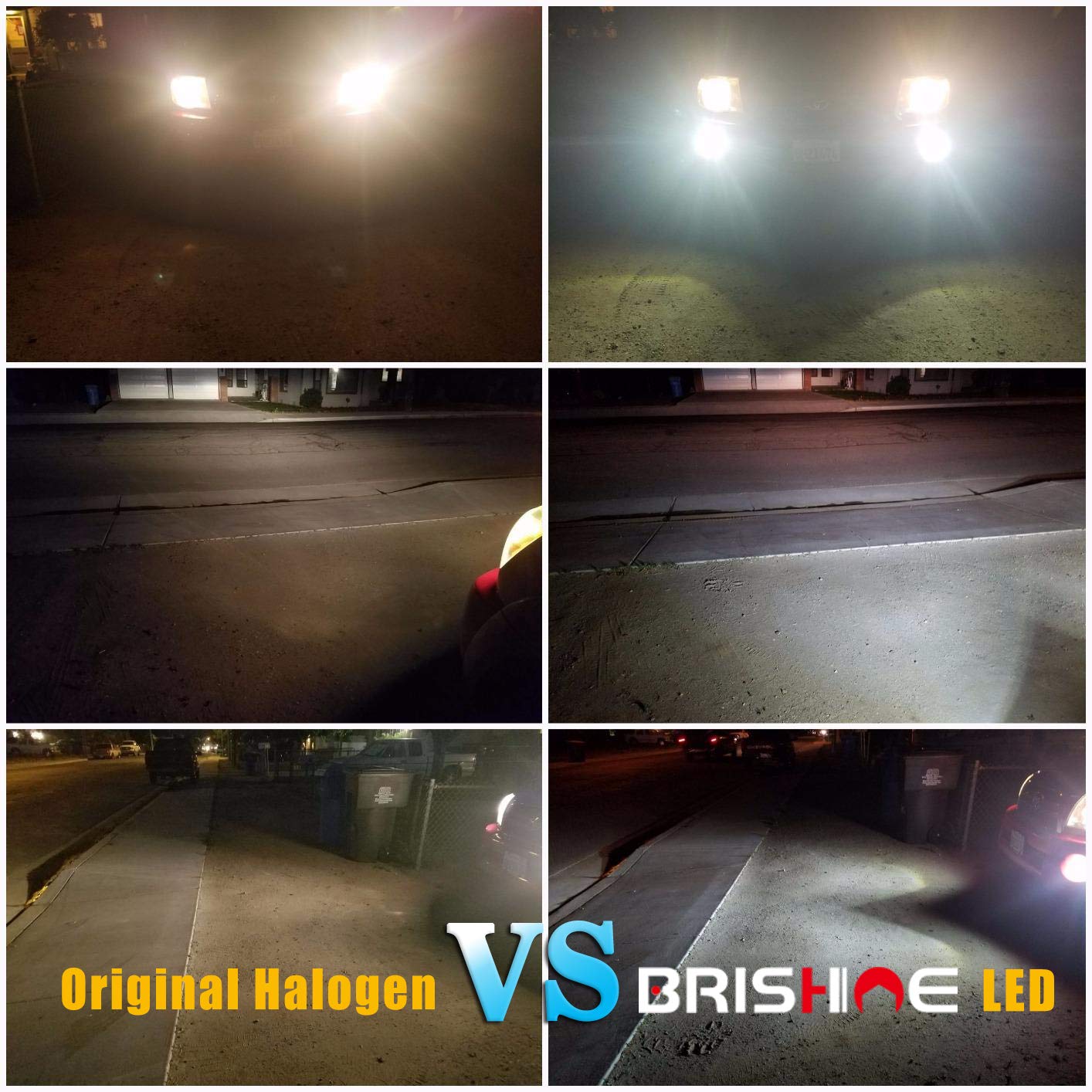 H7 LED Fog Light Bulbs 6000K Xenon White - Super Bright 3030 Chips 64210 LED Bulbs with Projector for Car Fog Lights & Daytime Running Lights (DRL) - Pack of 2 - Perfect for Night Driving & Low Visibility Conditions
