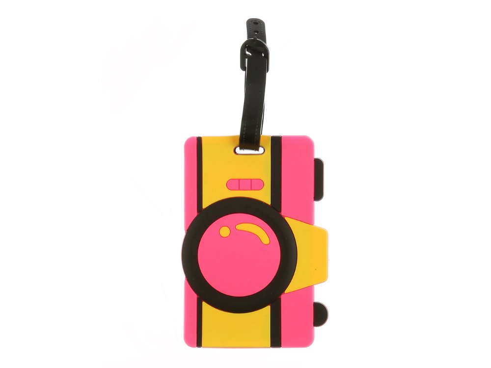 Vibrant & Fun Travel Suitcase ID Luggage Tag - Durable Suitcase Label for Easy Identification | Perfect for Airports, Cruise Trips & Business Travel