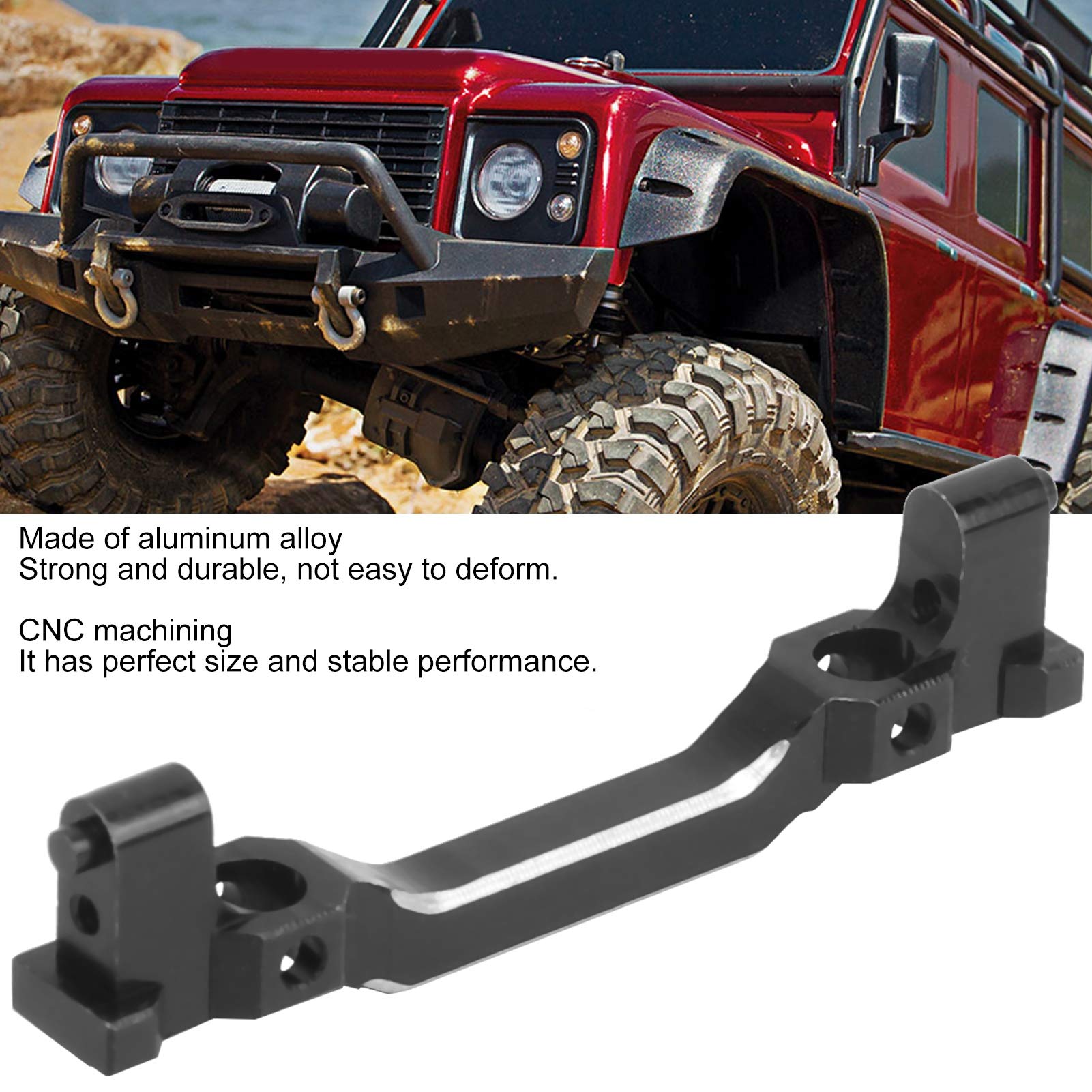 RC Car Front Bumper Mount Set with Screw & Wrench - Compatible with Axial SCX24 90081 1/24 AXI00002 | Durable Off-Road Accessory for Crawler & Trail Adventures