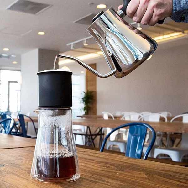 Premium Fellow Stagg Pour Over Dripper - Black | Professional Coffee Maker for Home & Office | Perfect for Pour Over Coffee Enthusiasts & Baristas