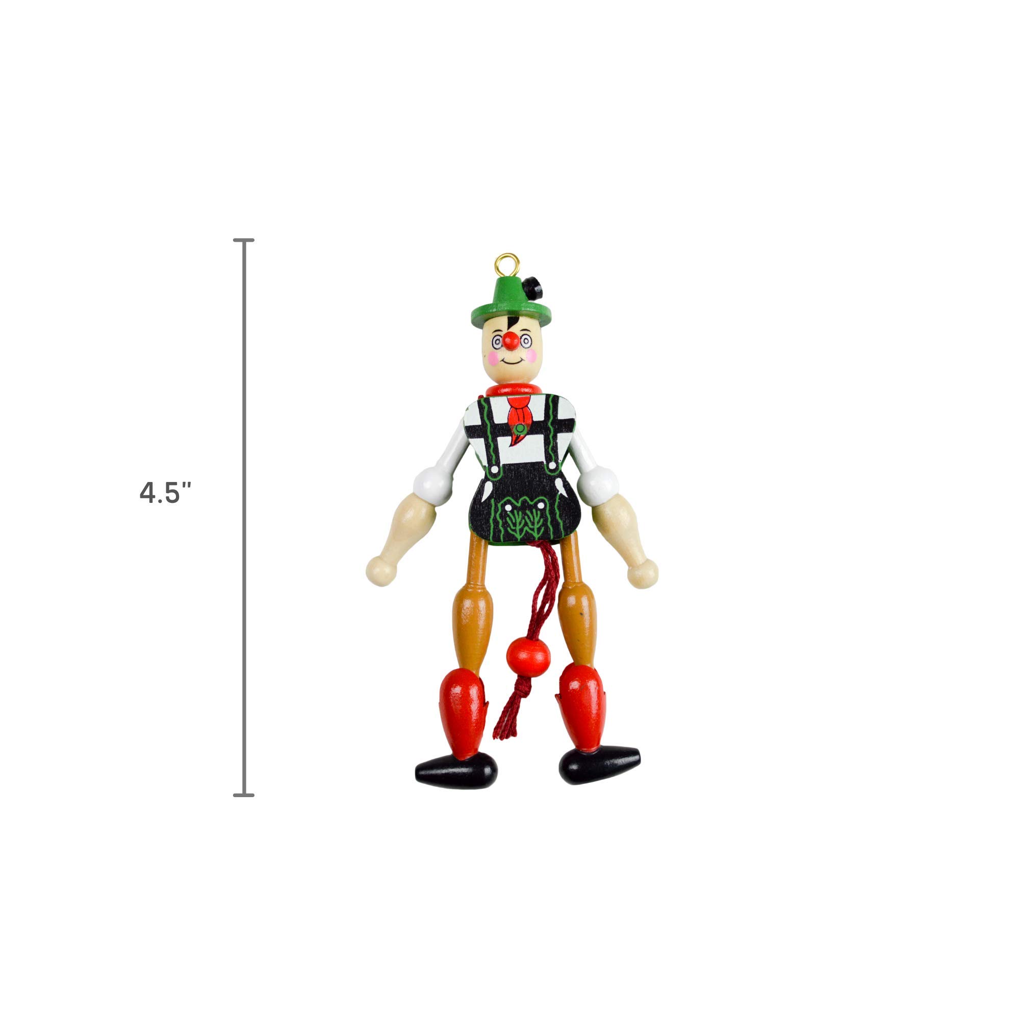 German Jumping Jack Toy Fridge Magnet - Fun Gift for Boys