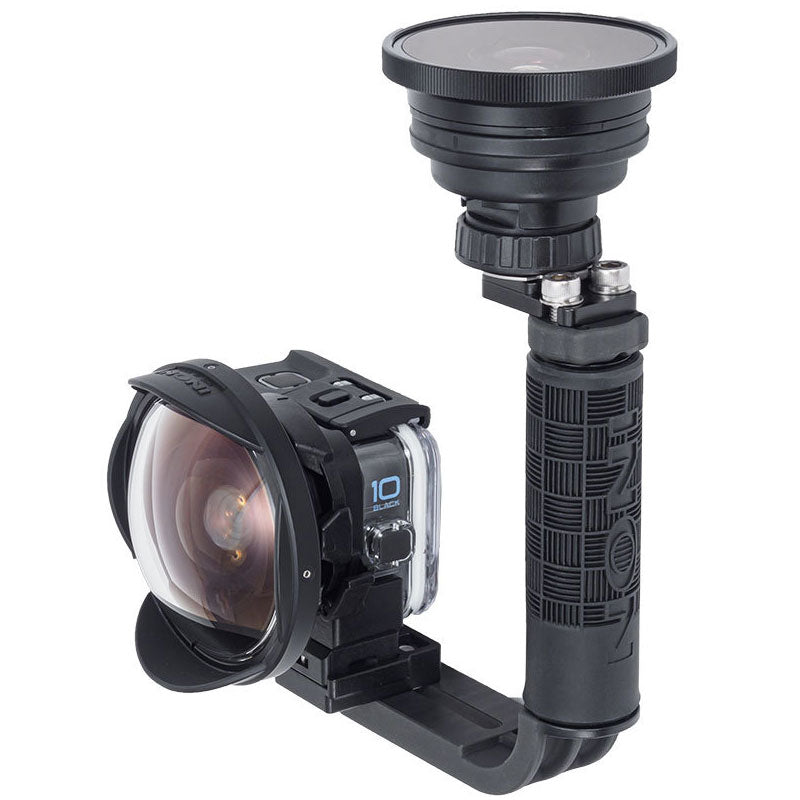 INON UFL G140 Underwater Lens & D5 Holder Set for GoPro Hero 10/9/8/7 - Wide Angle & Macro Shooting for Scuba Diving, Snorkeling, and Underwater Photography