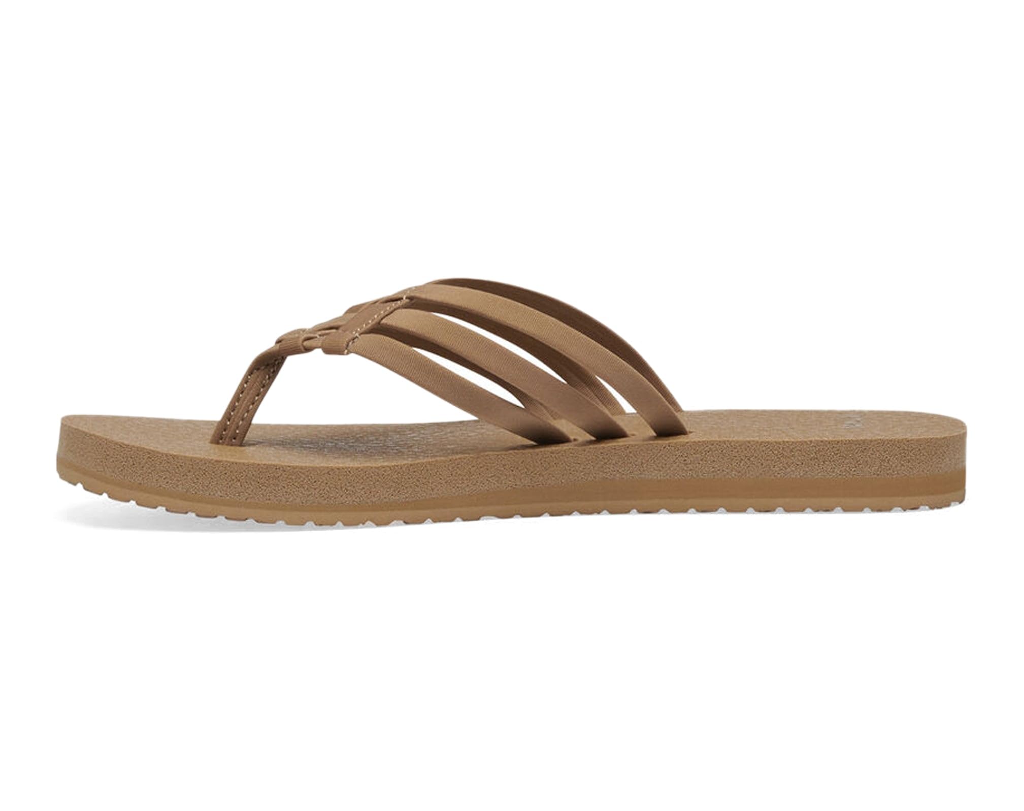 Sanuk Women's Yoga Sandy Flip Flops - Comfortable Memory Foam Yoga Sandals for Women | Perfect for Beach, Pool, Yoga & Casual Summer Wear