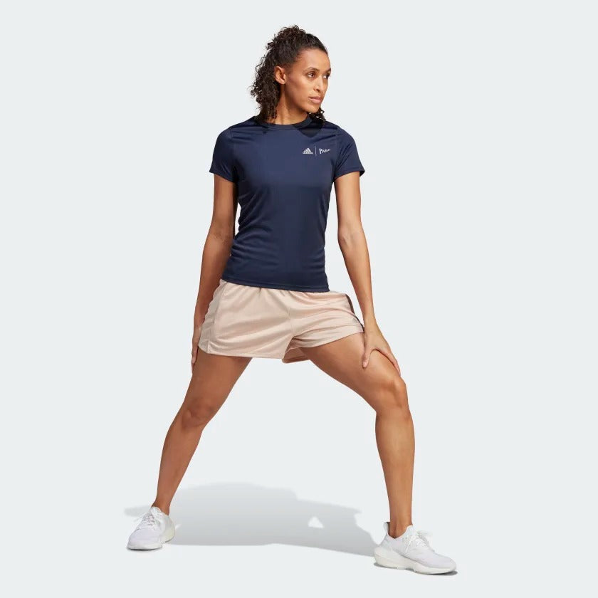 adidas x Parley Women's Running T-Shirt - Eco-Friendly Performance Tee for Jogging, Gym & Outdoor Workouts