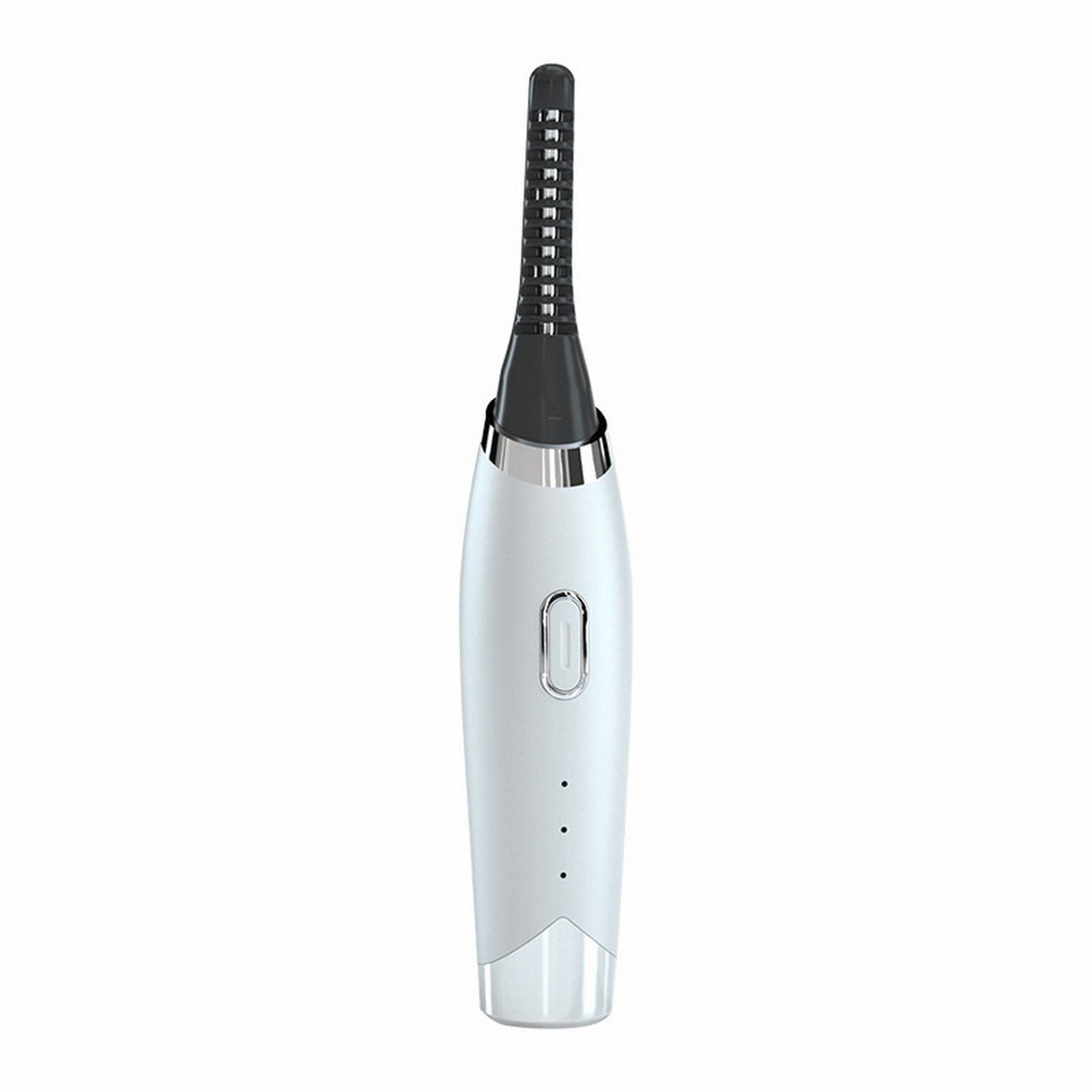 Electric Eyelash Curler for Long Lasting Curls - Waxing Bikini Hair Removal Tool & Eyelash Perm Kit with Cooling Effect (White, One Size) - Perfect for Home Salon, Travel & Professional Use