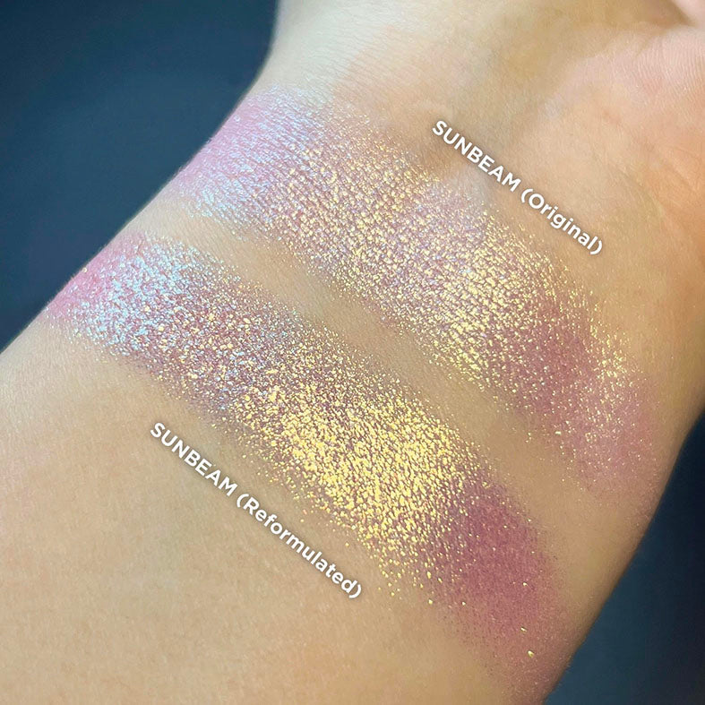 Sunbeam Glitter Multichrome Eyeshadow Palette - Long Lasting Pigmented Makeup for Party, Night Out & Special Occasions