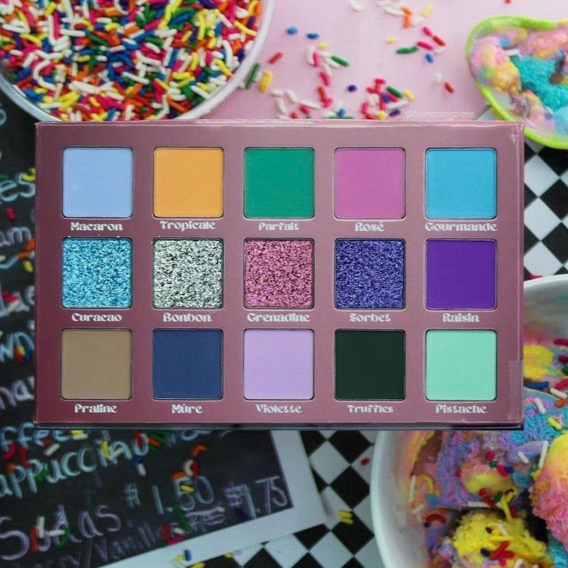 Gourmet Eyeshadow Palette - 12 Highly Pigmented Matte & Shimmer Shades for Professional Makeup | Perfect for Day to Night Looks, Bridal & Party Makeup