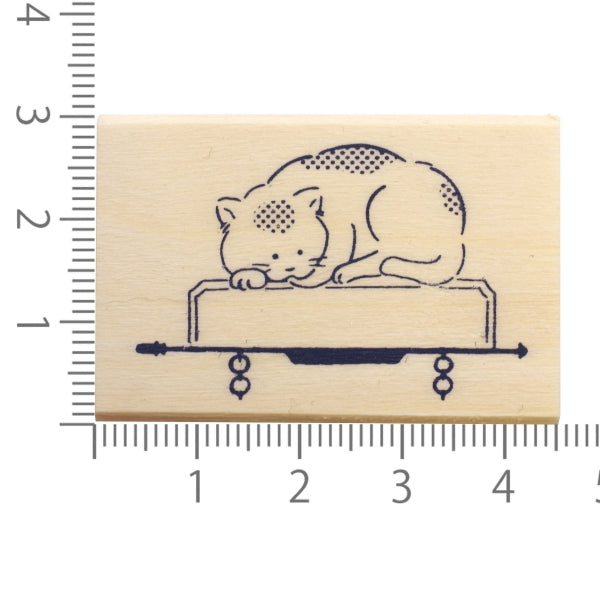Beverly Companion Rubber Stamp - Custom Cat Signboard for Scrapbooking, Card Making & DIY Crafts | Personalized Pet Gift for Cat Lovers