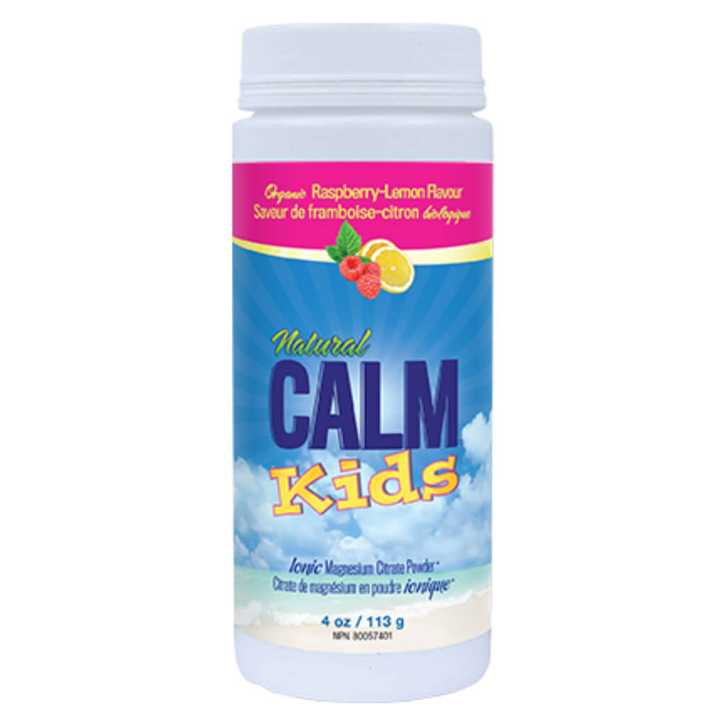 Natural Calm Kids Magnesium Citrate Powder - Organic Sleep Aid & Stress Relief Supplement for Children - Supports Relaxation, Better Sleep & Healthy Digestion - Perfect for Bedtime & School Days